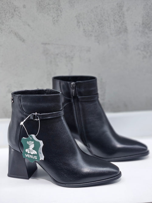 Venüs Kadın Hakiki Deri Topuklu Bot 2553901 K